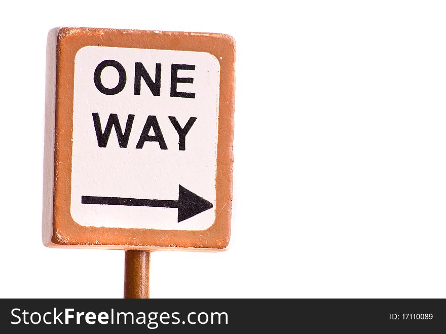 One Way Sign