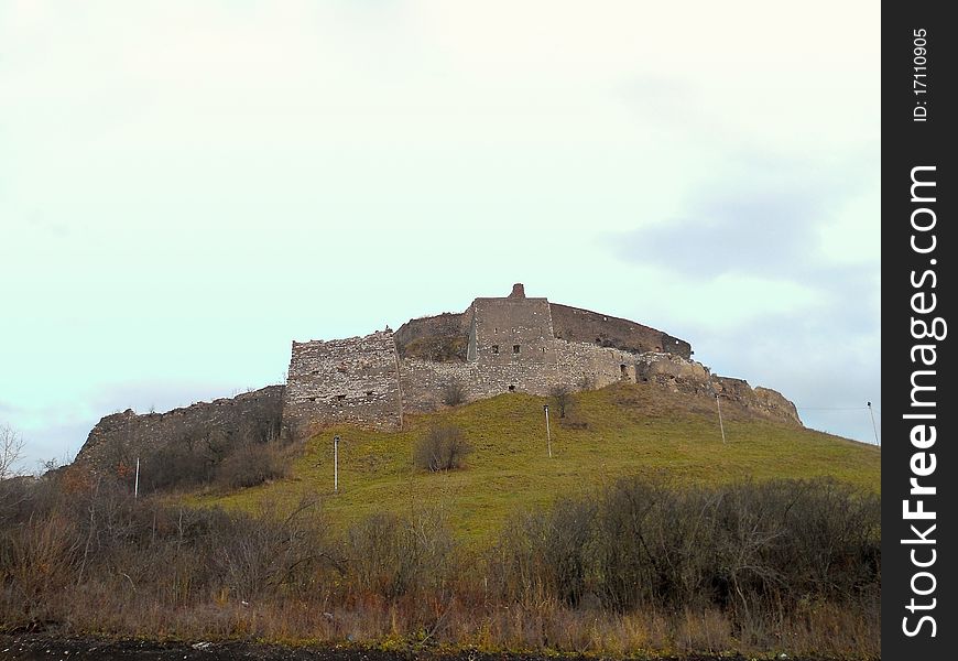 Ancient fortification ruins in Romania, Rupea