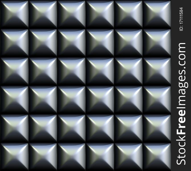 Metal squares seamless texture for background.