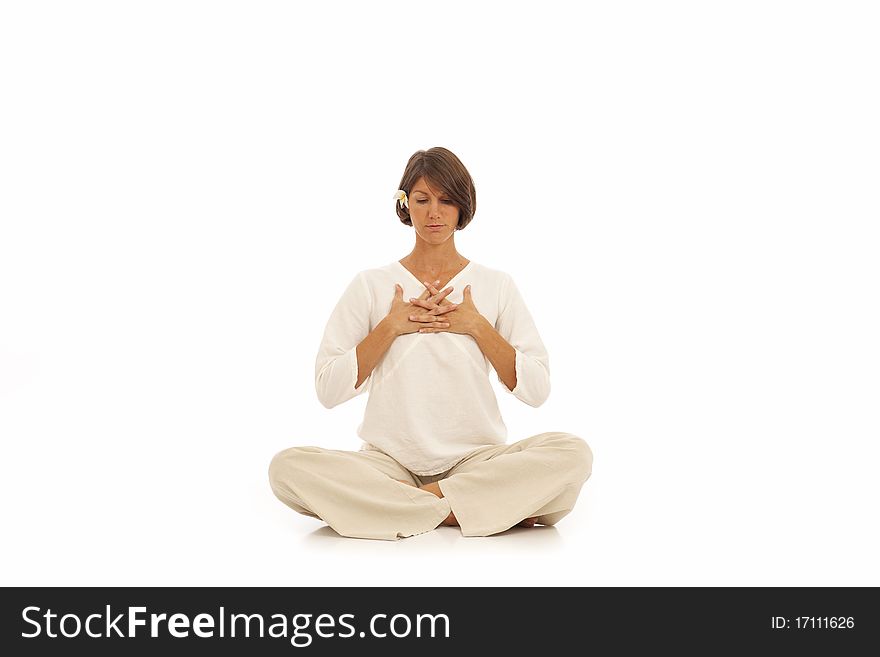 Young Woman Doing Yoga