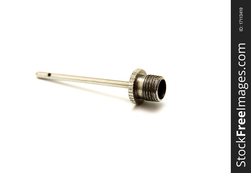 Needle for a ball rating on a white background