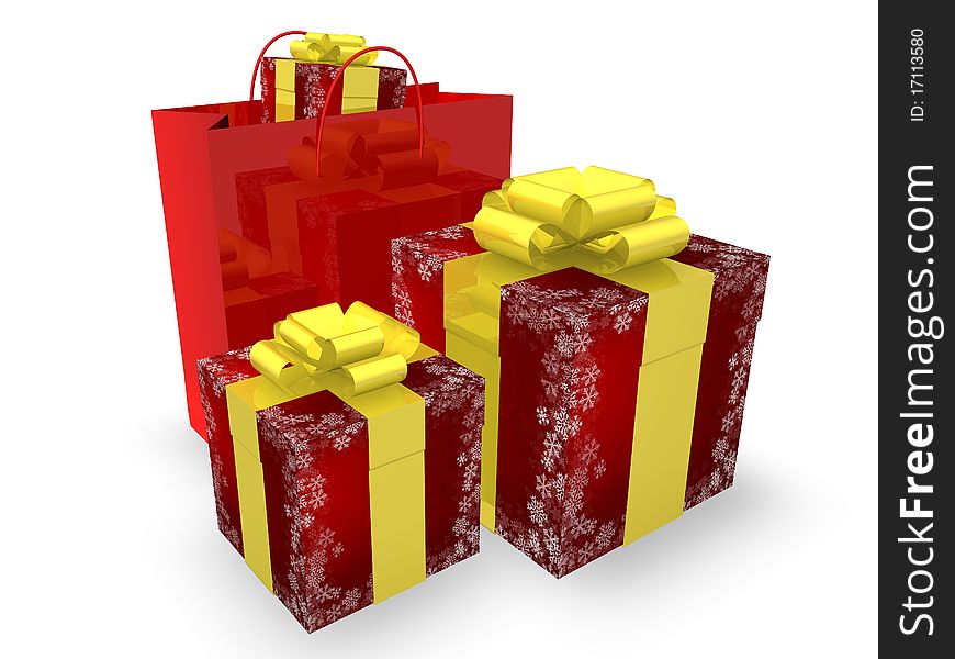 Gift boxes and Shopping Bag