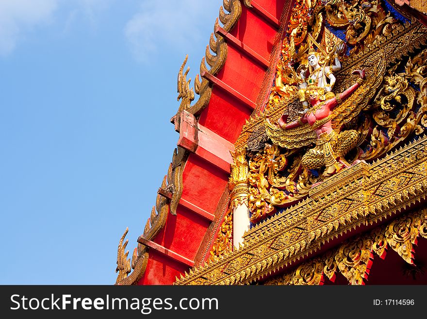 Thai temple at Chonburi province. Thai temple at Chonburi province.