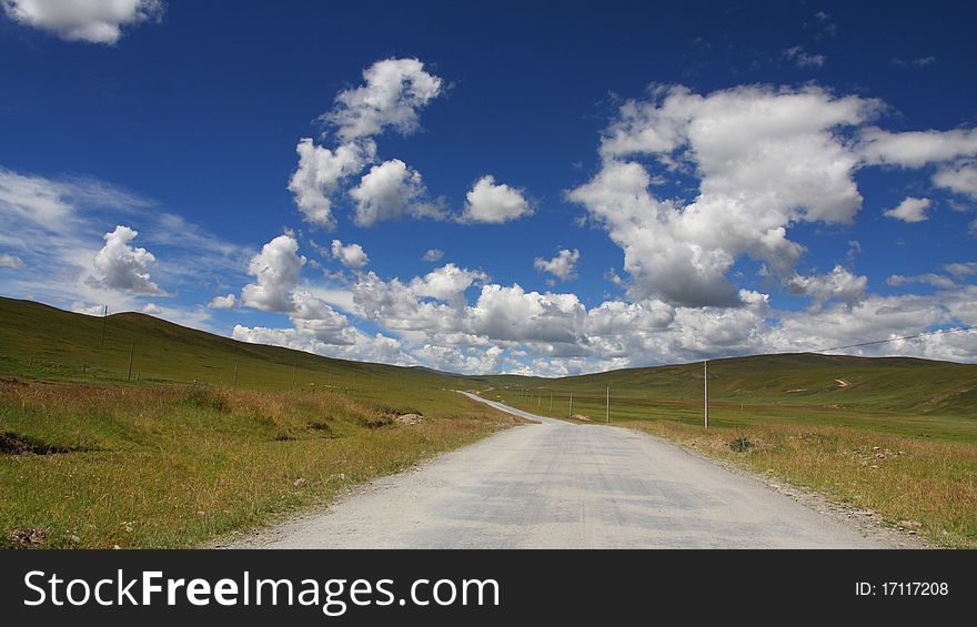 The Cloud And Mountain Of Tibet