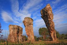 Thailand Stonehenge, Mor Hin Khao Royalty Free Stock Photos
