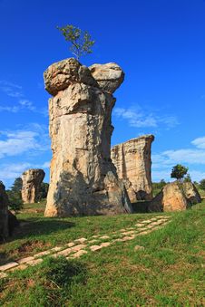 Mor Hin Khao, Thailand Stonehenge Stock Image Mor Hin Khao, Thailand Stonehenge Stock Image