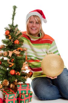Under The Christmas Tree Stock Image Under The Christmas Tree Stock Image