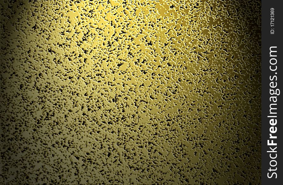 Stone gold Background with illumination from a projector