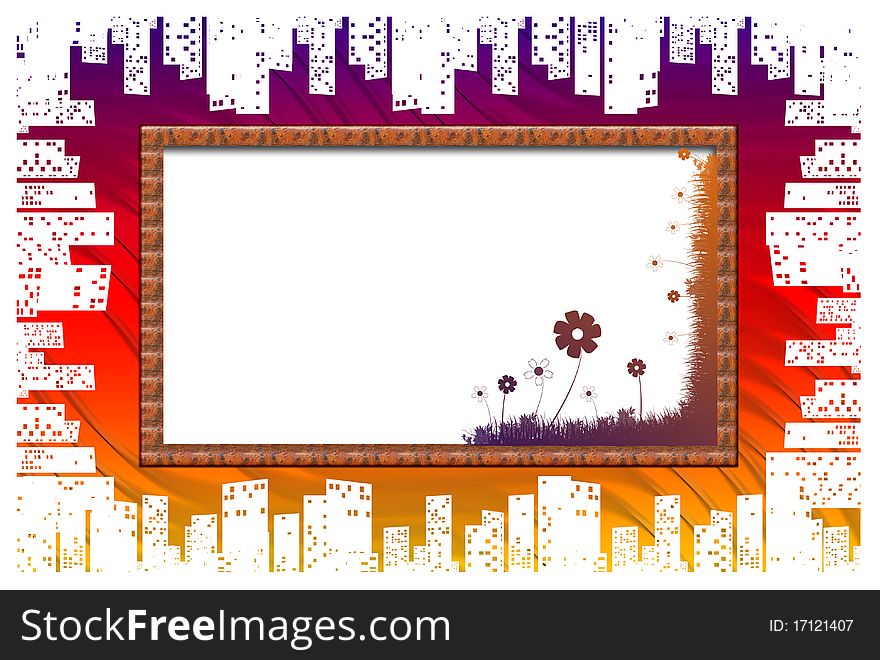 Flower frame,Copy Space