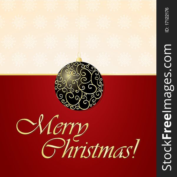 Vector elegant christmas background with room for your text.