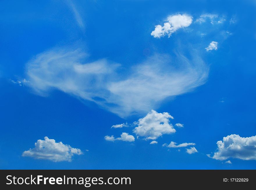 Picturesque Clouds Are In Sky