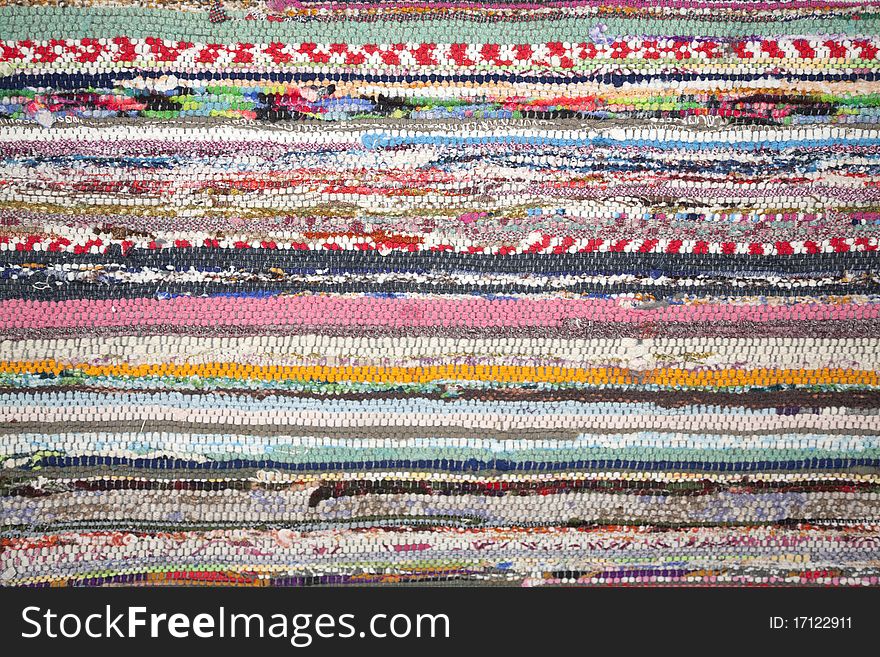 Colorful rug ideal for use like background. Colorful rug ideal for use like background