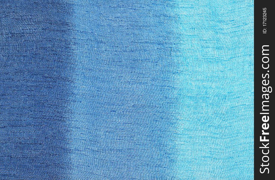 Abstract three blue rough textile background. Abstract three blue rough textile background