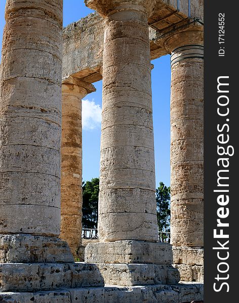 Ancient Temple At Segesta