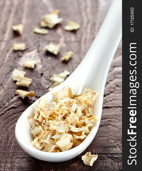 Celery Root On Spoon