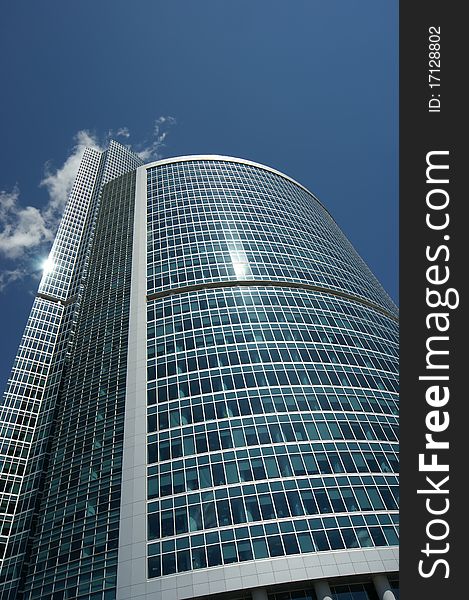 Window Glass Facade Office Building