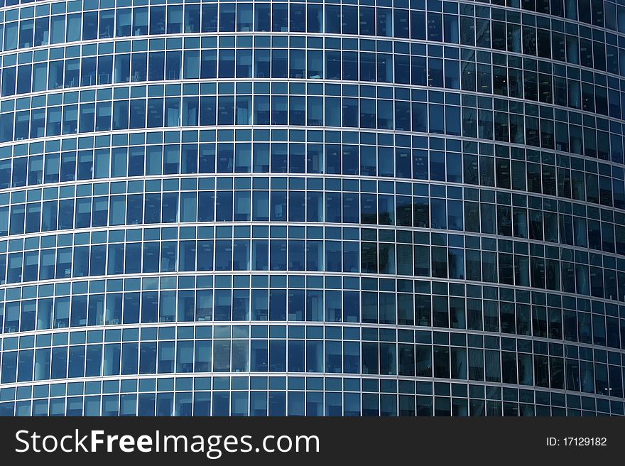 Window glass facade office building