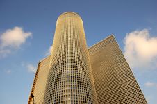 Skyscrapers In The Center Of Tel Aviv, Israel Stock Images Skyscrapers In The Center Of Tel Aviv, Israel Stock Images