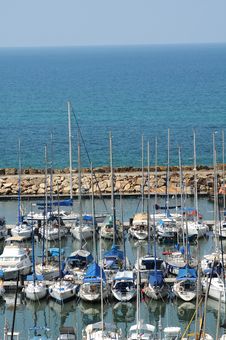 Tel Aviv Marina, Israel Royalty Free Stock Photo Tel Aviv Marina, Israel Royalty Free Stock Photo