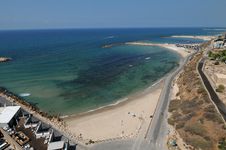 Tel Aviv Beach, Israel Royalty Free Stock Images Tel Aviv Beach, Israel Royalty Free Stock Images