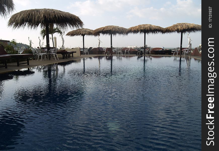 Swimming Pool in the ocean