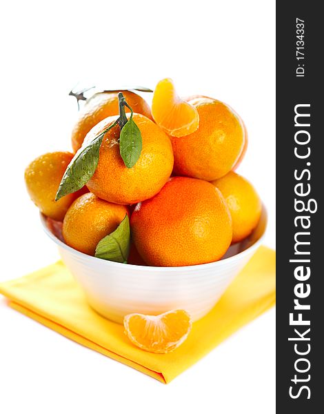 Tangerine In Bowl