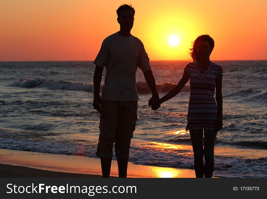 Couple on the beach