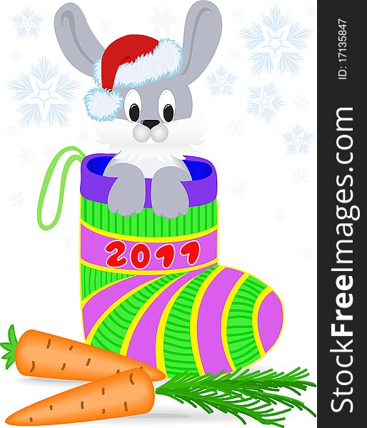 New Year's rabbit