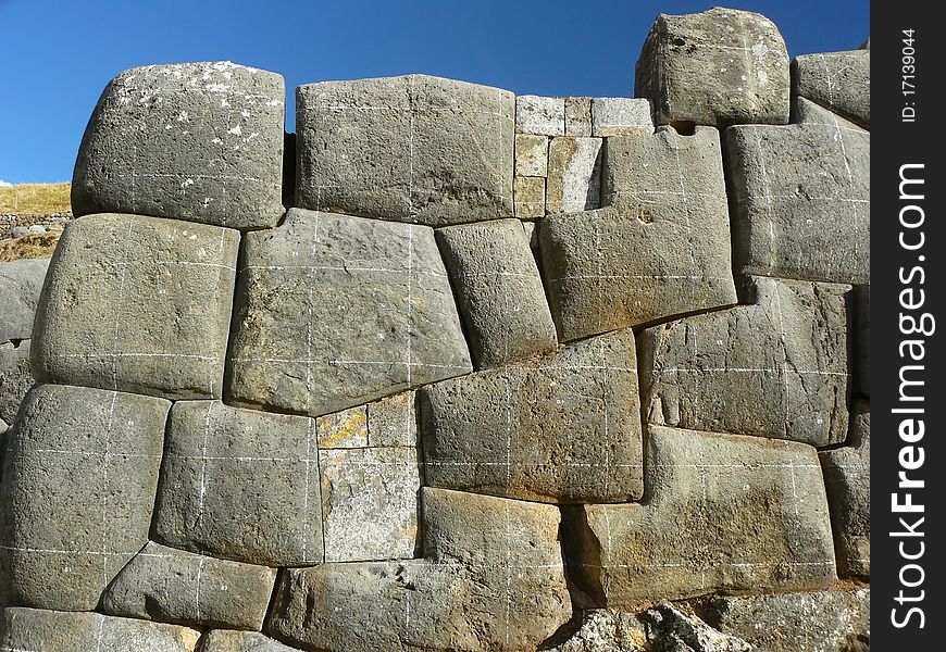 Sacsayhuaman Ruins,Cuzco, Peru.