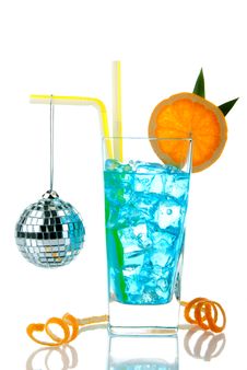 Blue Hawaiian Cocktail Stock Photos Blue Hawaiian Cocktail Stock Photos