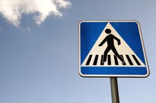 Pedestrian Crossing Sign Stock Photo Pedestrian Crossing Sign Stock Photo