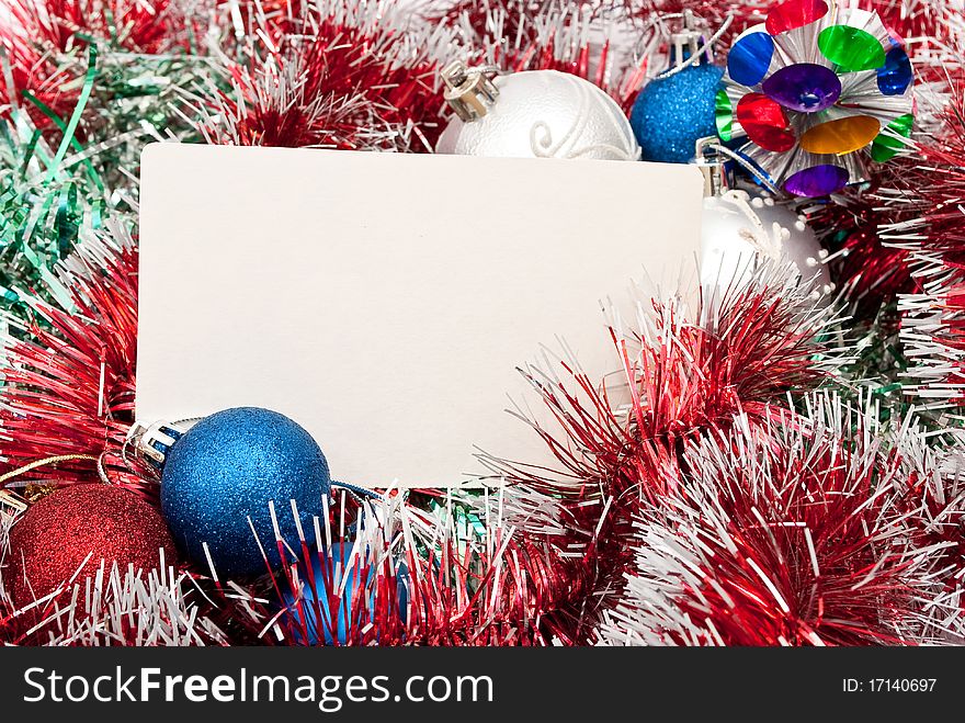 New Year & Christmas greeting card background. New Year & Christmas greeting card background