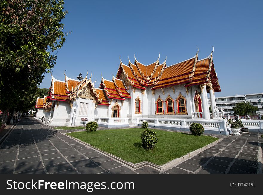 Wat Benjama In Bangkok Thailand