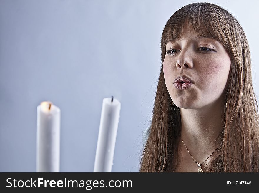 Portrait Of Lovely Teenager Girl