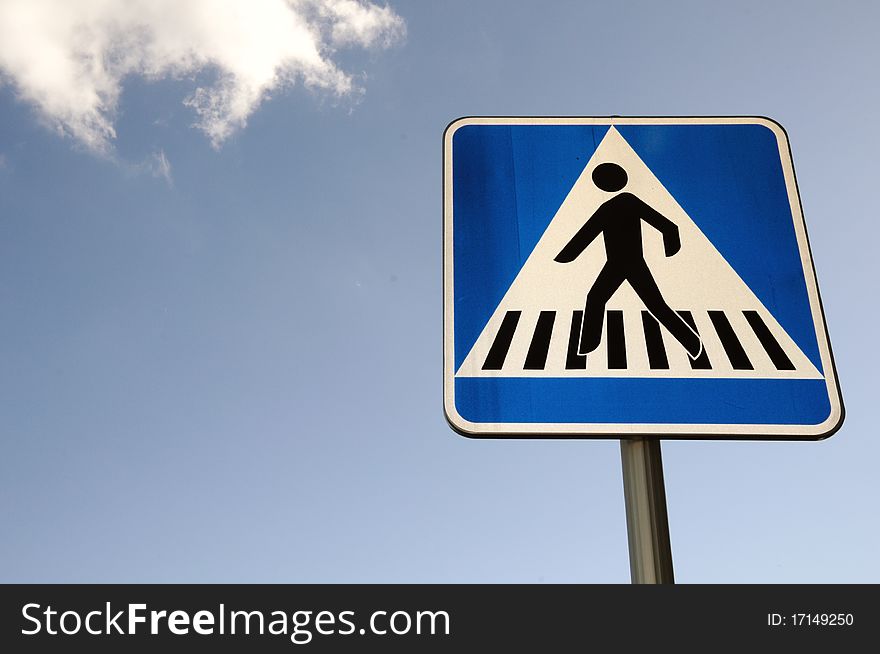 Pedestrian Crossing Sign