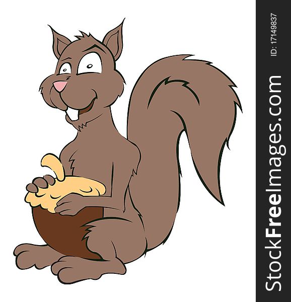 A Illustration of a Squirrel