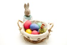 Colored Eggs Stock Photo