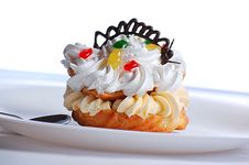 Choux A La Creme Cake Stock Photography Choux A La Creme Cake Stock Photography