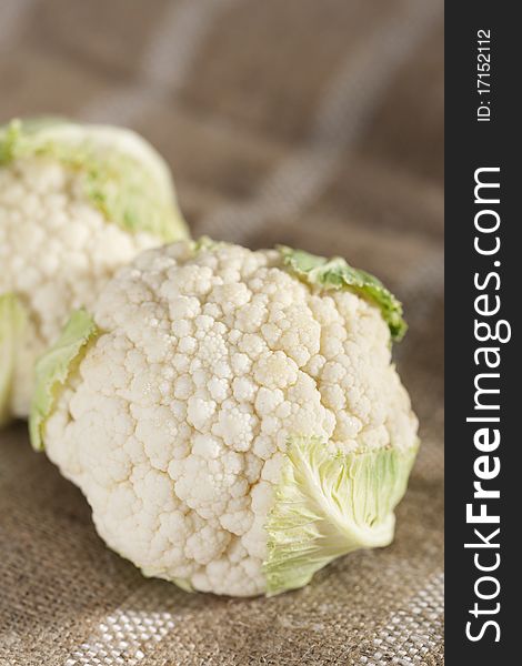 Fresh clean organic cauliflower head. Fresh clean organic cauliflower head