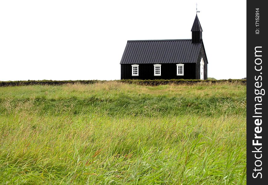A church in the middle of nature - Iceland