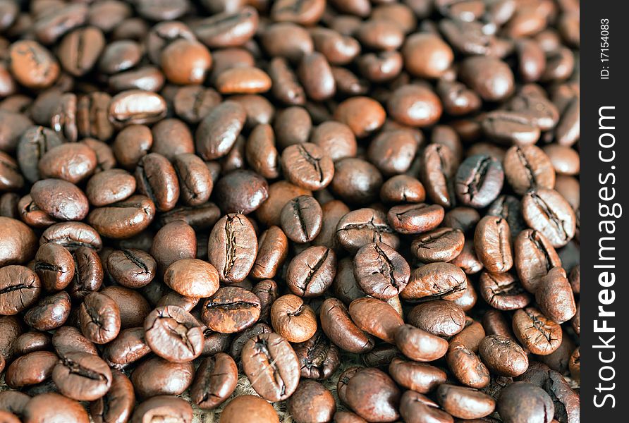 Background image of coffee beans. Background image of coffee beans