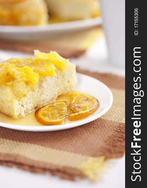 Cake With Oranges