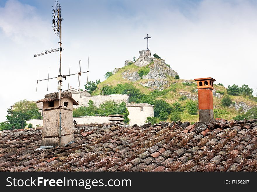 Village of Pennabilli, le Marches, Italy. Village of Pennabilli, le Marches, Italy