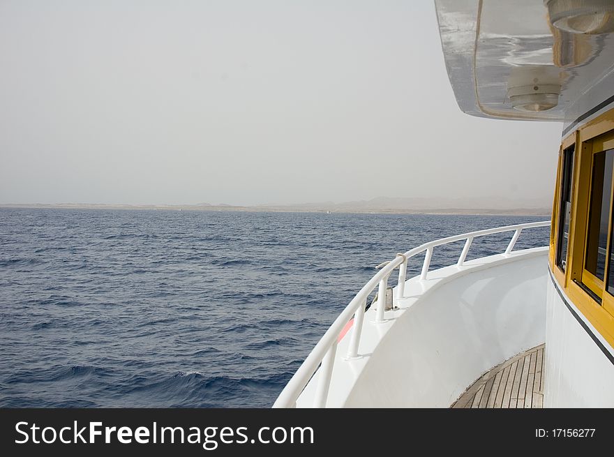 The boat trip on the Red sea. The boat trip on the Red sea