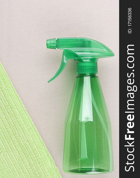Plastic spray for dispersion of water of hectare.