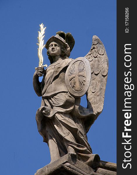 Archangel Michael holding his Sword