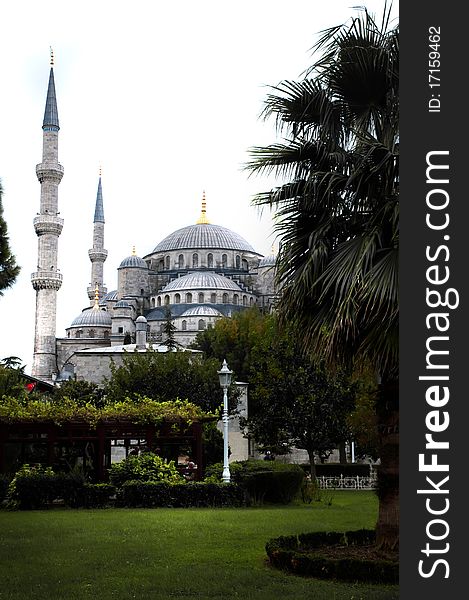 Beautiful Sultanahmet Mosque in Istanbul