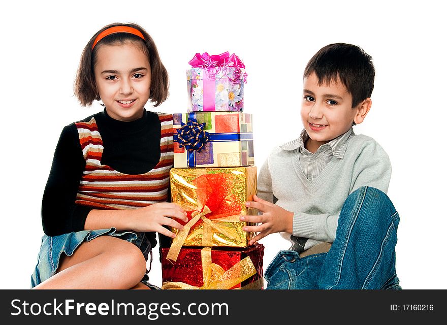 Children with a bright gifts. Children with a bright gifts