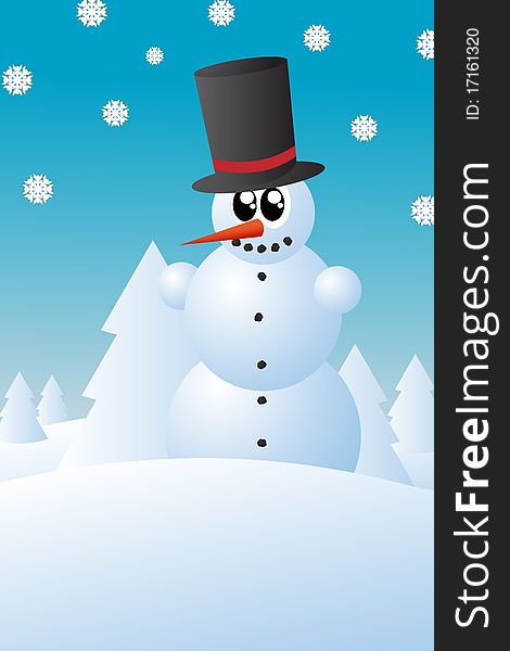 Snowman With Hat