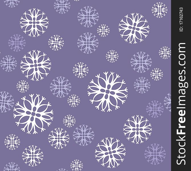 Seamless ornament snowflake in color 476. Seamless ornament snowflake in color 476
